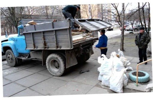 Вывоз мусора, стройтельный, бытовой хлам.уборка чердаков подвалов. - Грузовые перевозки в Севастополе