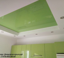 Натяжные потолки на кухне LuxeDesign - Натяжные потолки в Саках