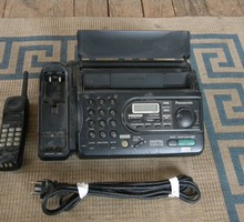 Телефон-Факс с радиотрубкой.Panasonic KX-FTC47BX,в хорошем состоянии. - Стационарные телефоны в Саках