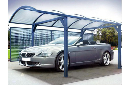 Изготовим и установим навес из поликарбоната для Вашего автомобиля, ворота, - Металлические конструкции в Феодосии