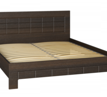 Кровать Изабель ИЗ-323K (2000x1600) орех темный. Распродажа на мебельной фабрике Компасс - Мебель для спальни в Севастополе