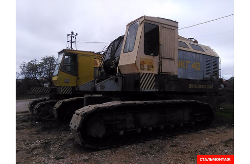 Монтажные краны МКГ-40 и МКГ-25 грузоподъёмностью 25-40 тонн - Строительные работы в Севастополе