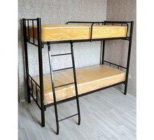 Кровати на металлокаркасе, двухъярусные, односпальные для хостелов, гостиниц, рабочих - Мебель для спальни в Симферополе