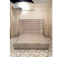 Кровати в каретной стяжке от студии мебели Орион-Крым по вашим размерам - Мебель для спальни в Симферополе
