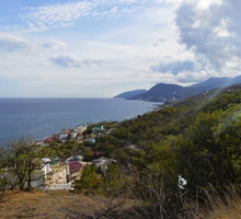 Участок 10 соток в г. Алуште п. Семидворье мкр. Дельфин район Рыбачий стан , 190 м. от моря  видовой - Участки в Алуште
