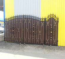 Ворота откатные САКИ - Заборы, ворота в Саках