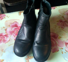 Продам зимние сапоги на малььчика натуральная кожа на цигейке р.-34 - Одежда, обувь в Севастополе