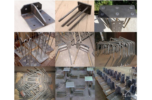 Закладные детали, каркасы нестандартные конструкции из металла. Гиб до 12 мм -4м , рубка до 28мм-3 м - Металлические конструкции в Феодосии