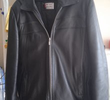Кожаная куртка мужская чёрная Турция, размер XL - Мужская одежда в Севастополе