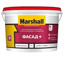 Marshall Фасад+ глубокоматовая водно-дисперсионная краска 9л - Лакокрасочная продукция в Симферополе