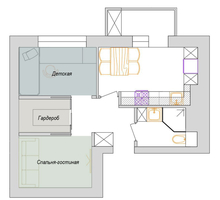 Пример удачной планировки квартиры для аренды. Дизайн квартиры под аренду - Дизайн интерьеров в Каче