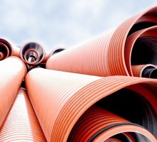 Труба гофрированная с муфтой Polytron Prokan внутренний 250 мм SN8 - Металлы, металлопрокат в Судаке