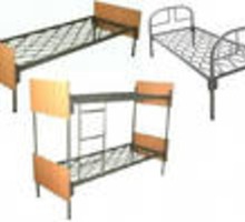 Кровати металлические для бытовок, кровати трёхъярусные для рабочих, кровати одноярусные оптом - Мягкая мебель в Джанкое