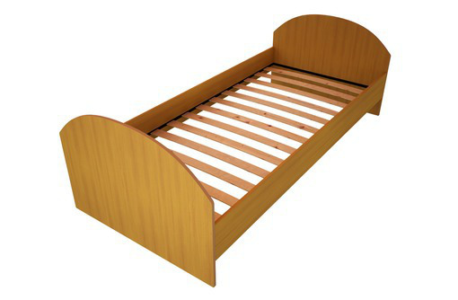 Одноярусные металлические кровати для вагончиков, кровати одноярусные, кровати армейские - Мягкая мебель в Черноморском