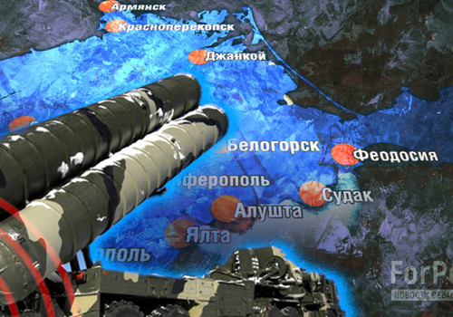 На севере Крыма обломками ракеты повреждены склады